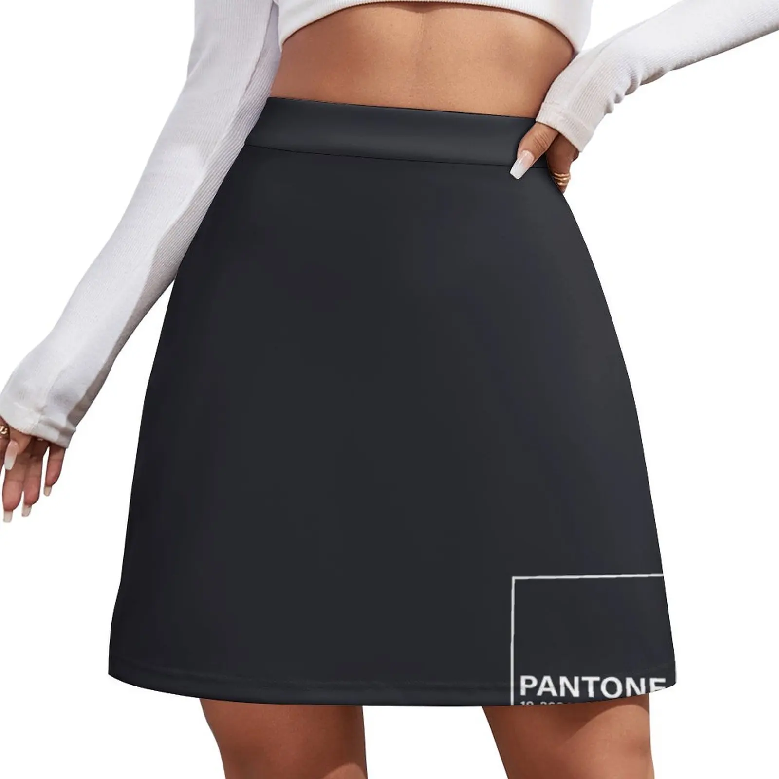 

pantone 19-3924 TCX Night Sky Mini Skirt Women skirts School skirt Mini Skirt