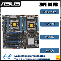 ASUS Z9PE-D8 WS Server Motherboard LGA 2011 Intel C602 DDR3 2133 7xPCI-E X16 EEB Support Xeon E5-2600 Processor