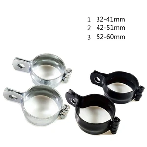 Grampos Signal Light Nebel bricht Teile Licht Motorrad schwarz / silber 10 Hauptverkaufslampião Coleman - №9