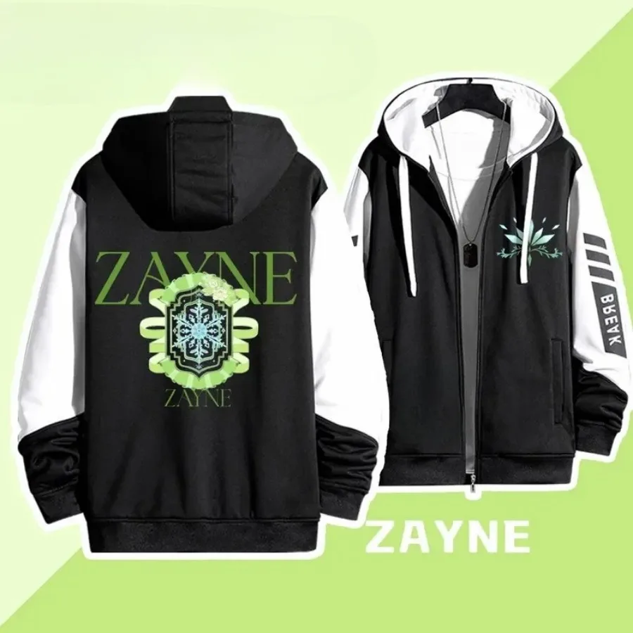 Wuthering Waves 3D Print Zip Up Hoodie Women Men Graphic Sweatshirt Shorekeeper Xiangli Yao Qiuyuan Cosplay Zipper Hooded Jacket