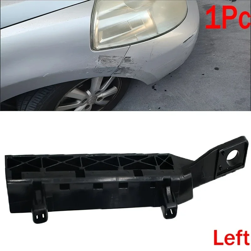 

2pcs Car Front Bumper Bracket, Front Bumper Buckle, Leaf Plate Fixing Bracket For Nissan Tiida Old Model 62224-ED50A 62225-ED50A