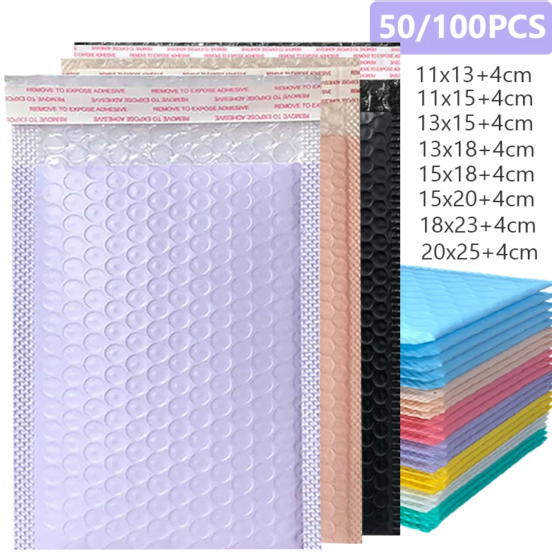 bubble padded mailing envelopes mailer poly para embalagem self seal shipping bolsa bubble padding bags 50 pcs 100 pcs 01