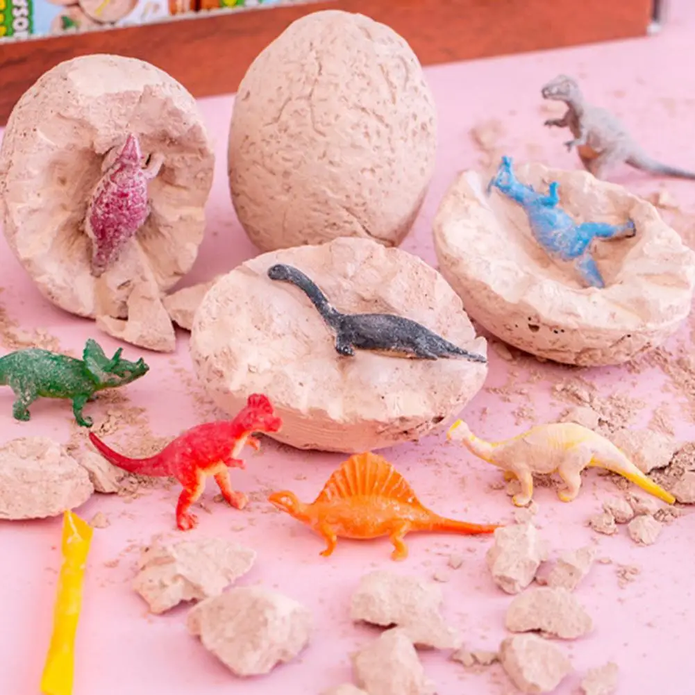 Dinosaur Eggs Dig Kit Exquisite Vivid Appearance Archeological Dino Egg Excavation Kit for Children