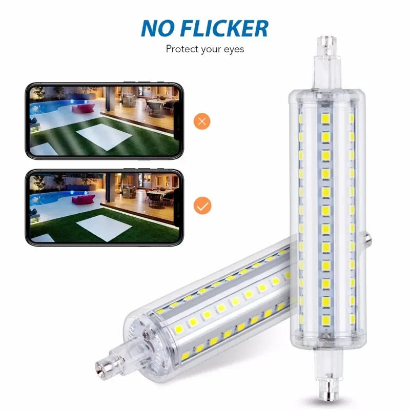 Pop R7S LED 78MM 118MM 135MM 189MM 2835SMD AC85-265V 7W/14W/20W/25 Dimmable Corn Light Energy Saving Floodlight Replace Halogen