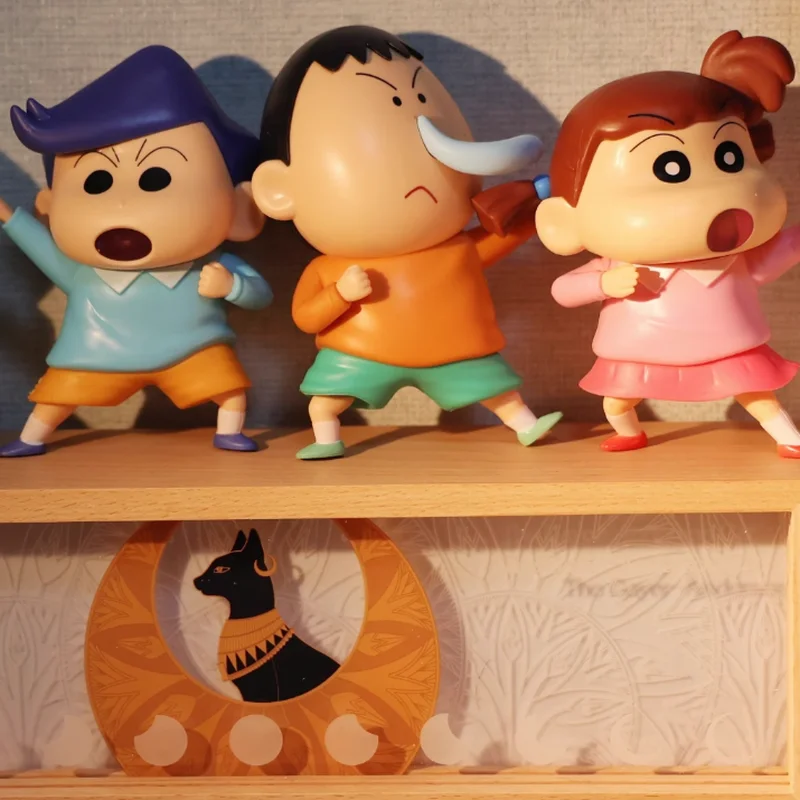 12 سنتيمتر تلوين شين تشان أنيمي نموذج لجسم Nohara Shinnosuke الواقي الذكري شياو كوي Zhengnan Ah Dai Kazuma الدمى الحلي ألعاب أطفال هدايا