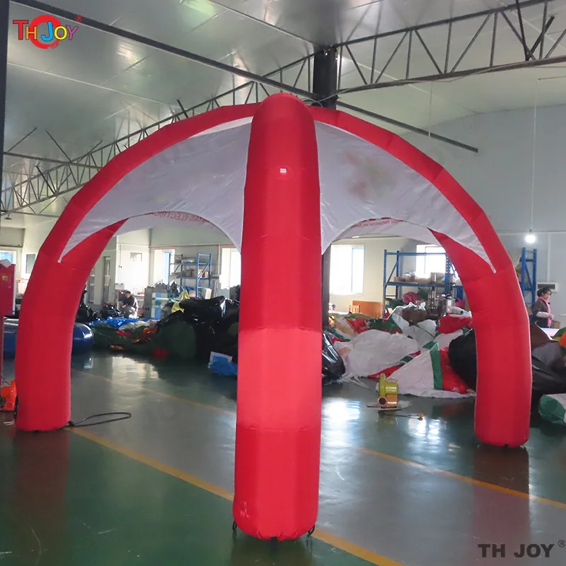 Free Air Shipping 4m Portable Advertising Spider Tent Inflatable Party Event Exhibition Dome Marquee Car Garage Canopy