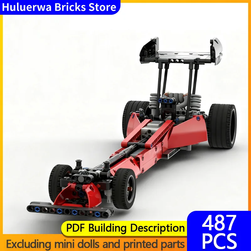 

Speed Racing Car Model MOC Building Bricks High-Speed Racing Modified Car Modular Technology Gifts Holiday Assemble Toys Suit