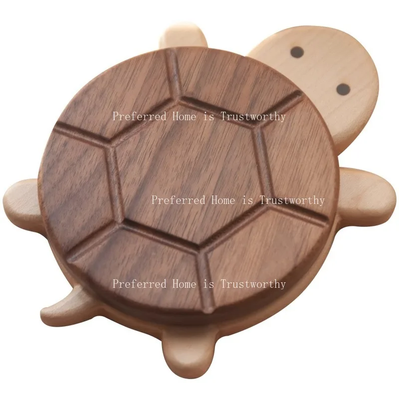 

Little Turtle Black Walnut Solid Wood Tea Cup Insulation Pad