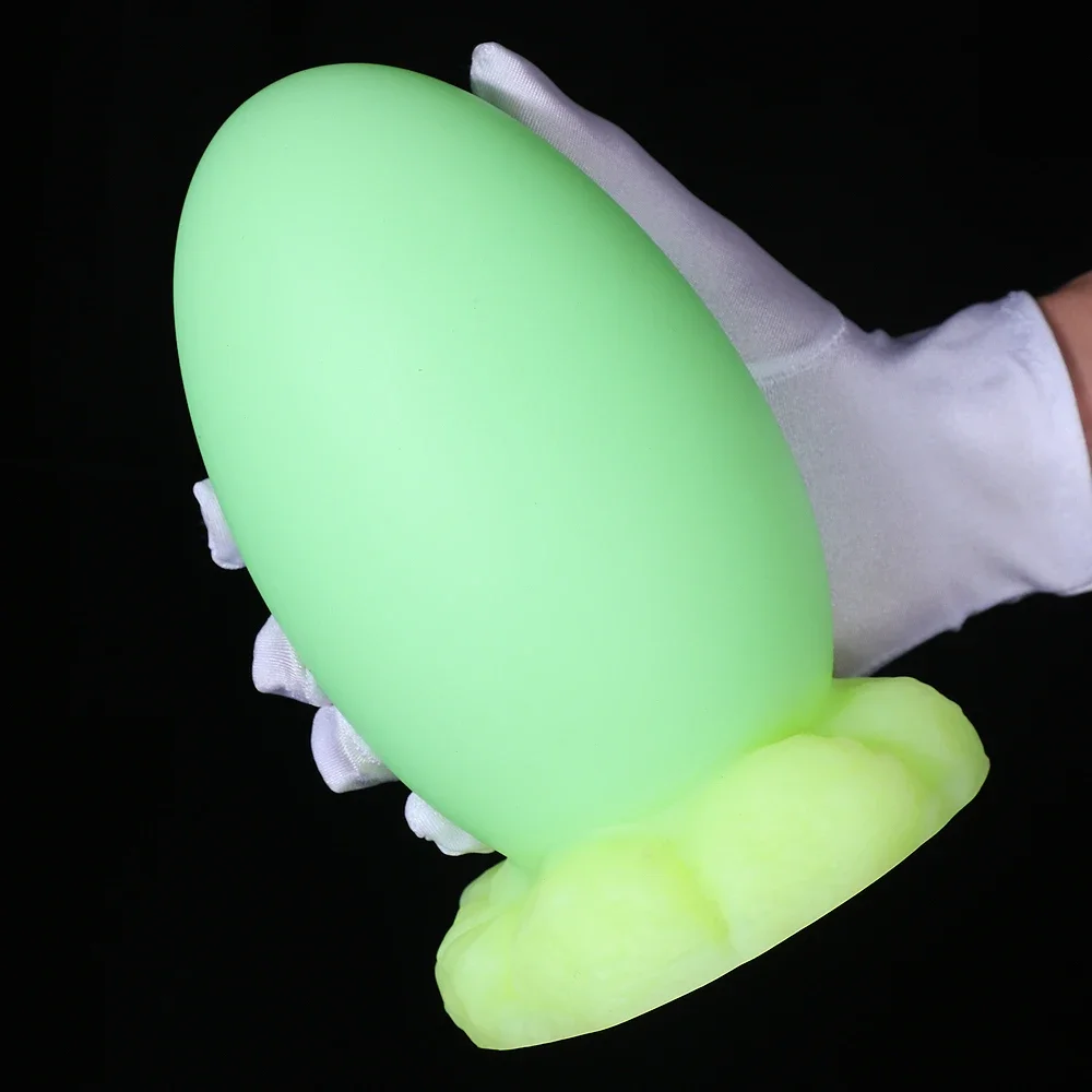 Super big dragon eggs anal plug,Nightglowing anal pull beads,Sex toys for women/men,Soft silicone material,Massage Masturbation - view 2