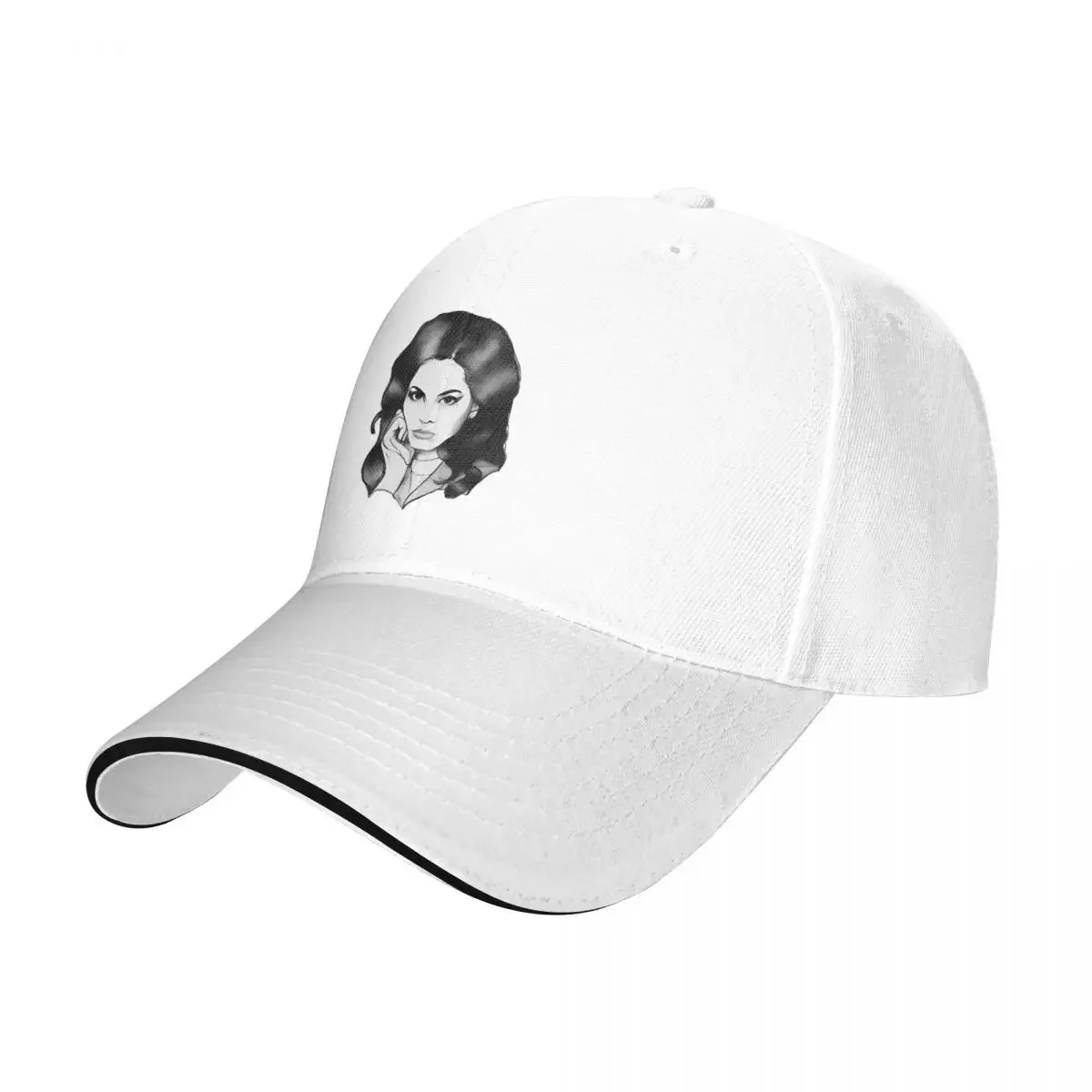 Lana Del Rey Pencil Drawing Sticker Baseball Cap Hip Hop Hip Hop Music Album Sandwich Caps Men Women Adjustable Caps Hat Outdoor