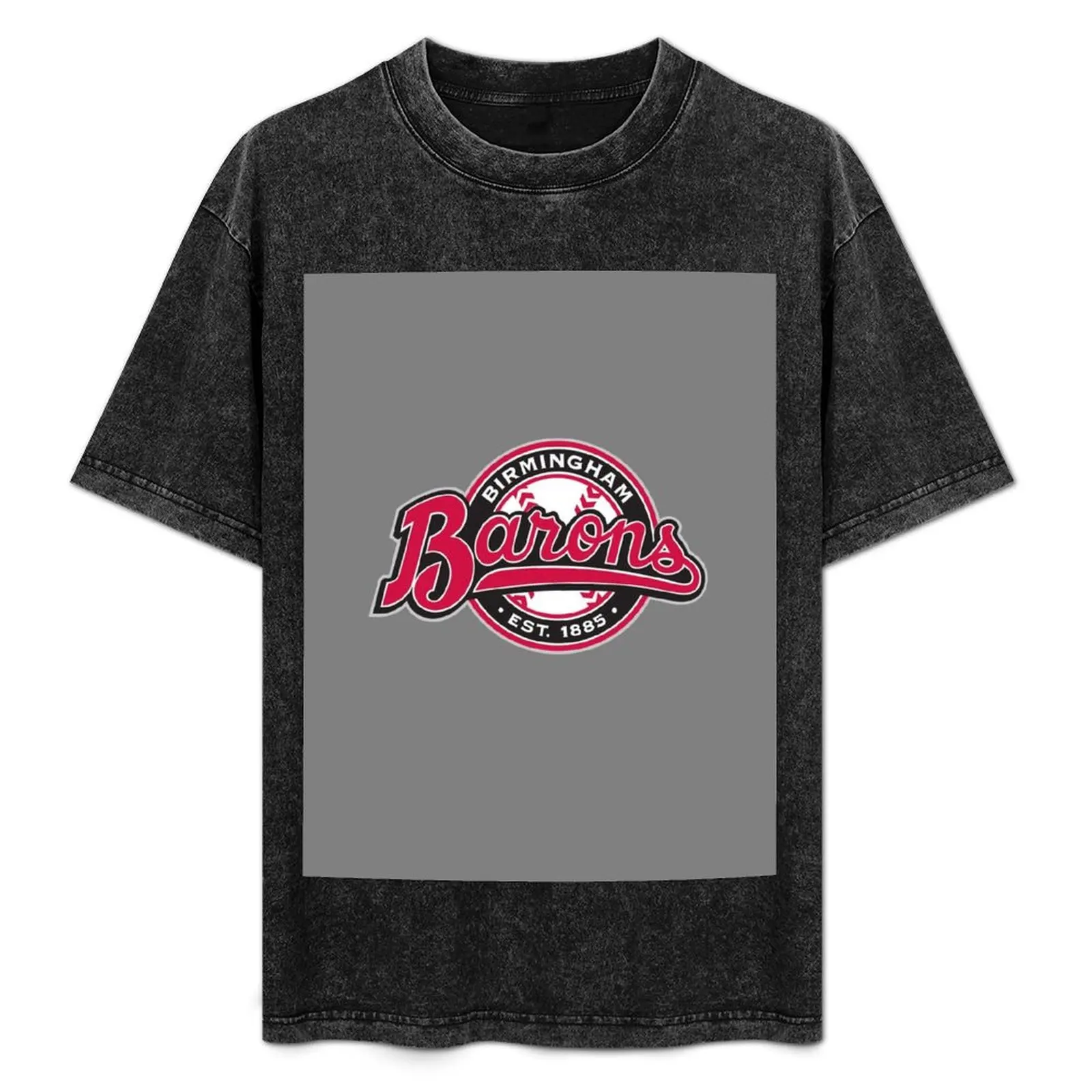 

Birmingham Barons icons T-Shirt All Match Basic Short Sleeve Top