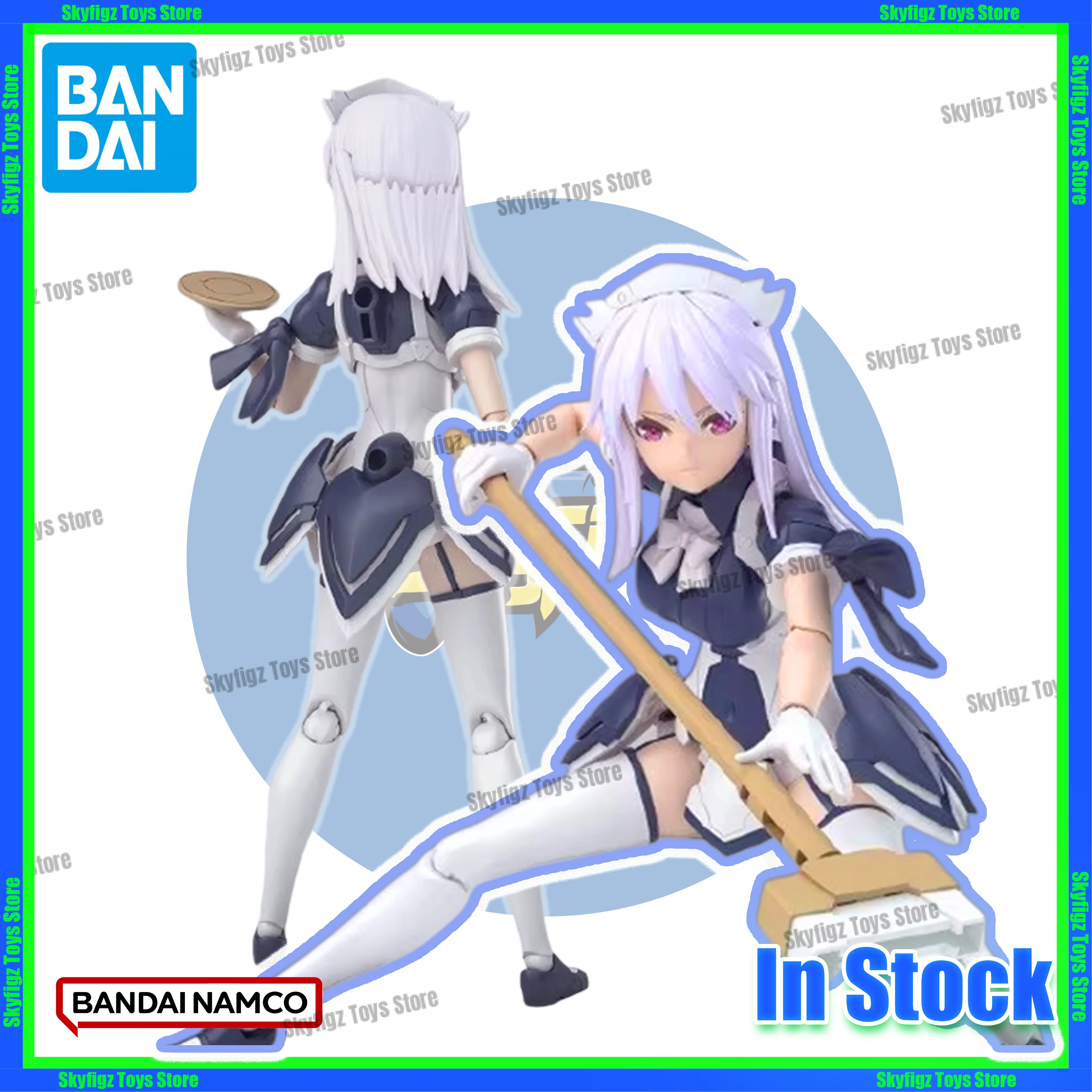 

In stock Bandai 30MS machine girl body accessories MD01 maid outfit color A assembled model movable figure collection gift