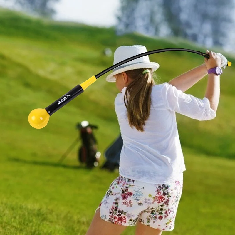 Ayuda de entrenamiento de Swing de Golf de 40/48 pulgadas, varilla de práctica de Swing de Golf, palo de calentamiento de Golf, accesorios de Golf, suministros de ayuda para entrenador de Golf