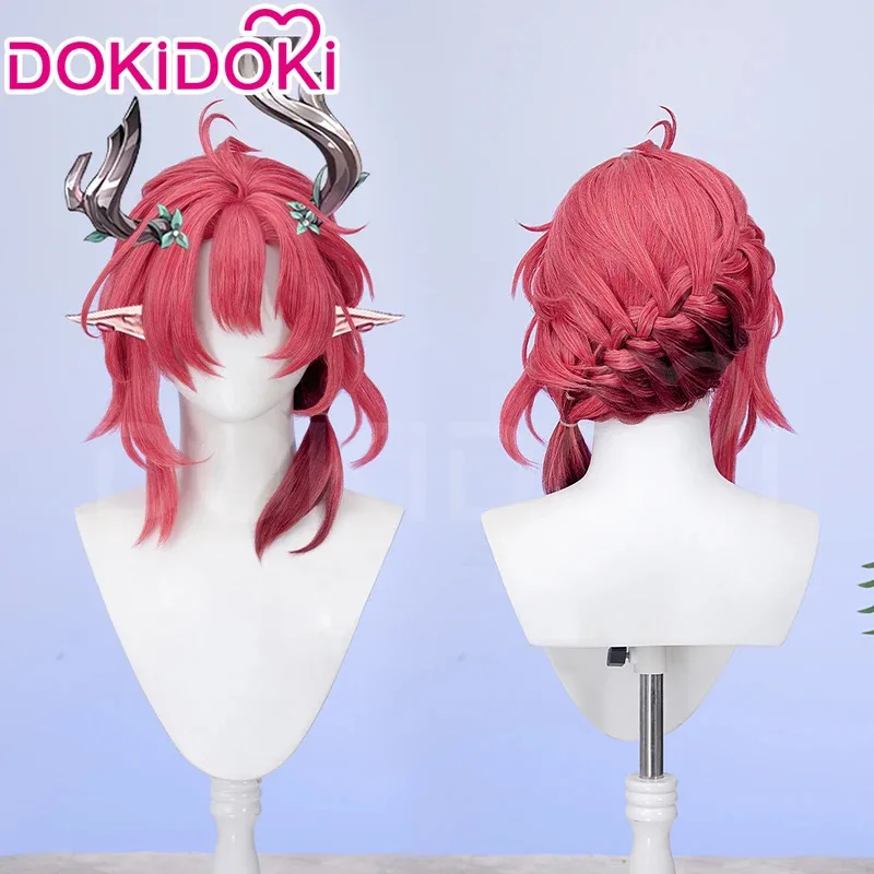 Candy 2025IN STOCK Zani Ciaccona Camellya Scar Danjin Youhu Game Wuthering Waves DokiDoki Женский белый парик 32 см Chun Косплей