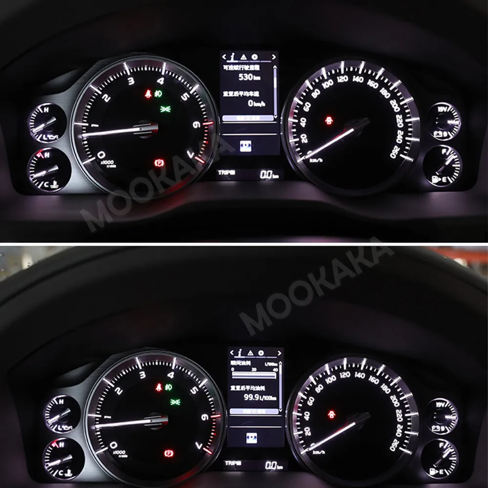 

Car Digital Cluster Dashboard For Toyota Land Crusier 200 LC200 2008-2015 2016-2020 Instrument Speedometer Headunit Meter Screen
