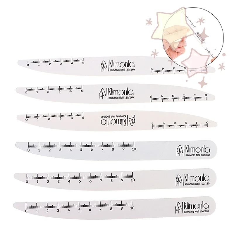 5 peças lixa de unha de lixa de madeira 100/180 180/240 ferramentas profissionais de folhas de salgueiro