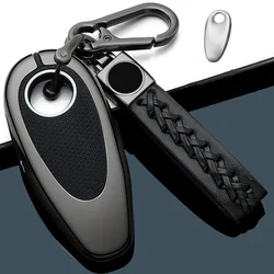Zinc Alloy Rubber Car Key Case for Voyah Free SUV 2023 Remote Car Key Case Cover Protection Cover Holder Keychain Accessories
