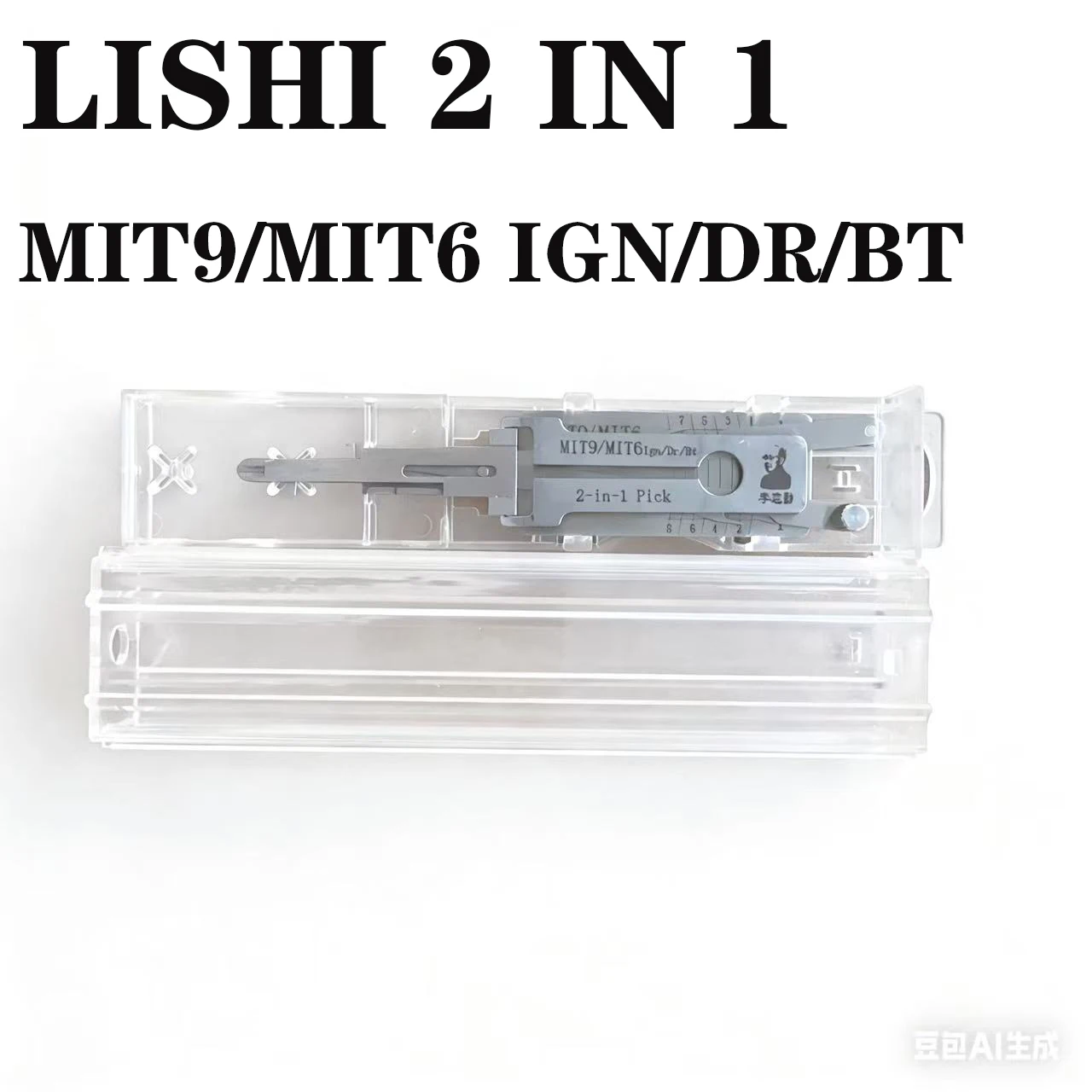 LISHI Auto. Pick FOR MITSUBISHI/CHRYSLER (USA) Suits Keyways MIT9 (MIT6) IGN/DR/BT TOOL