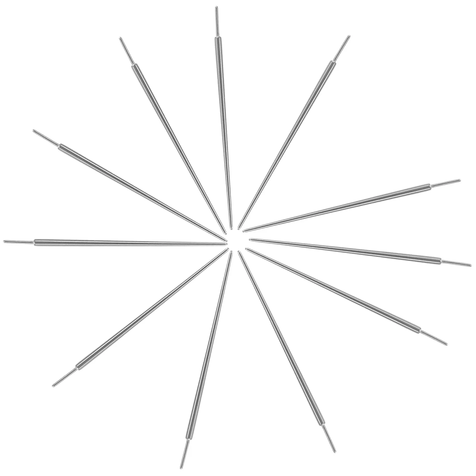 10Pcs Professional Stainless Steel Piercing Taper Needles Set for Ear Nose Navel Lip Tongue Septum Body Piercing Auxiliary Tools