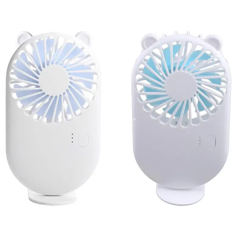 Mini ventilateur portatif ventilateur à main ventilateur poche Portable USB Rechargeable 800mAh 3 Modes vent pour les