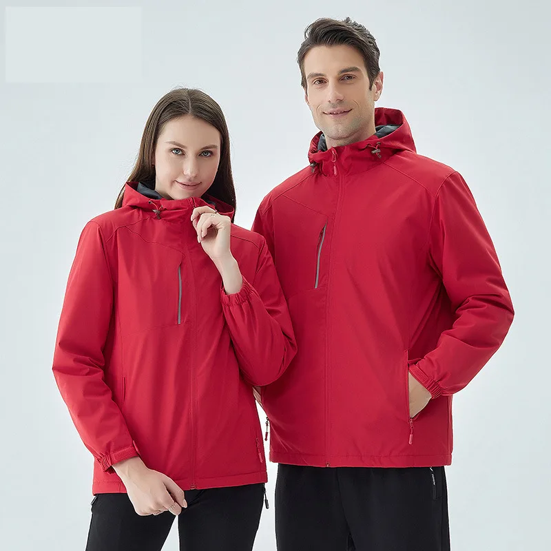 

Зимняя Толстая бархатная куртка на молнии с логотипом компании, уличная спортивная теплая ветрозащитная толстовка с принтом и вышивкой, индивидуальный дизайн