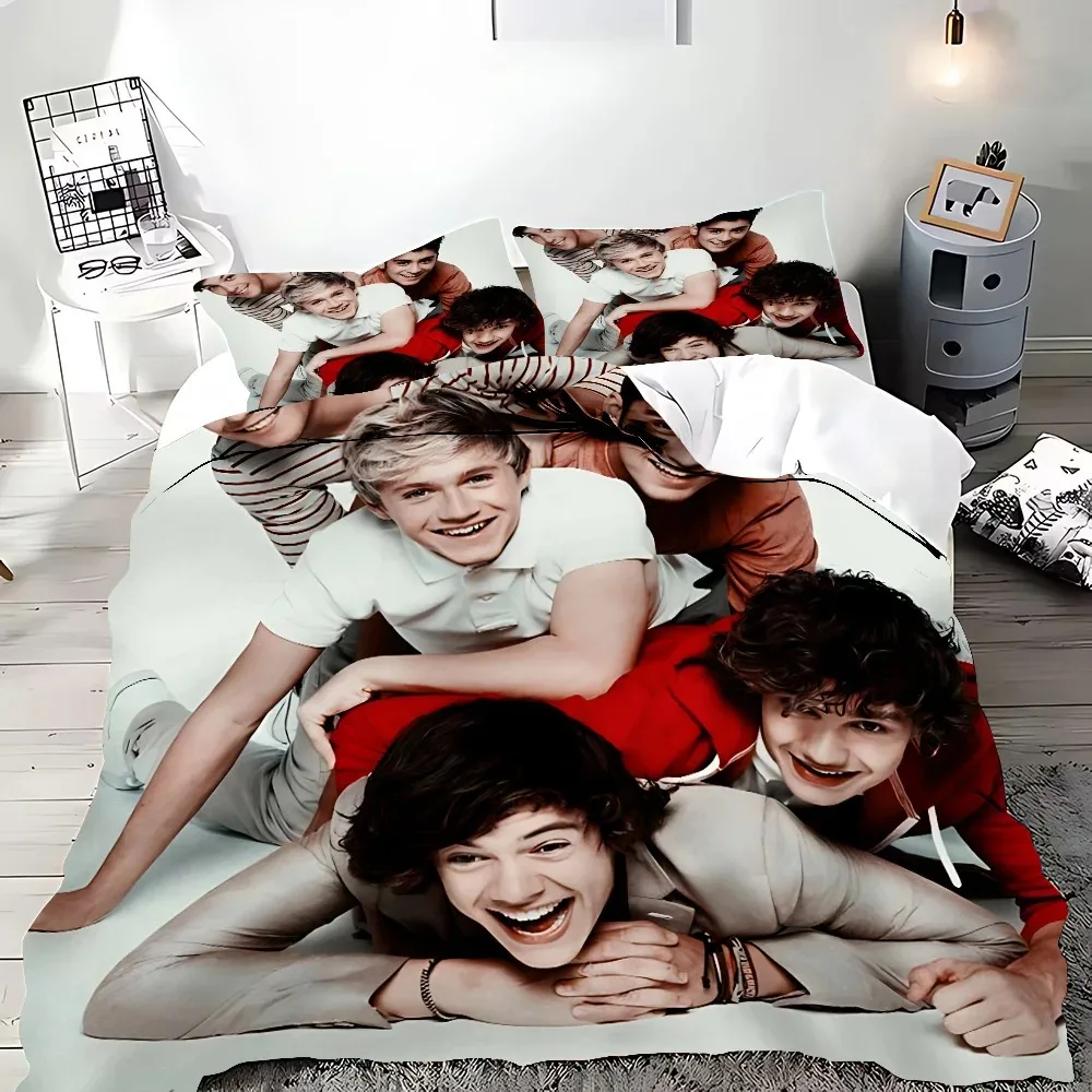 One-Direction Rock 1D Duvet Cover Pillowcase Bedding Set Adult Boy