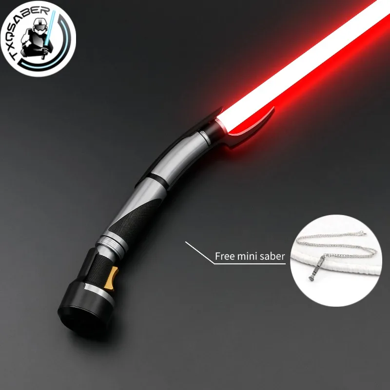 

TXQSABER Dooku NeoPixel Lightsaber Proffie 2.2 with 32GB SDcard Customzied Sounds Heavy Dueling Cosplay Bluetooth Laser Sword