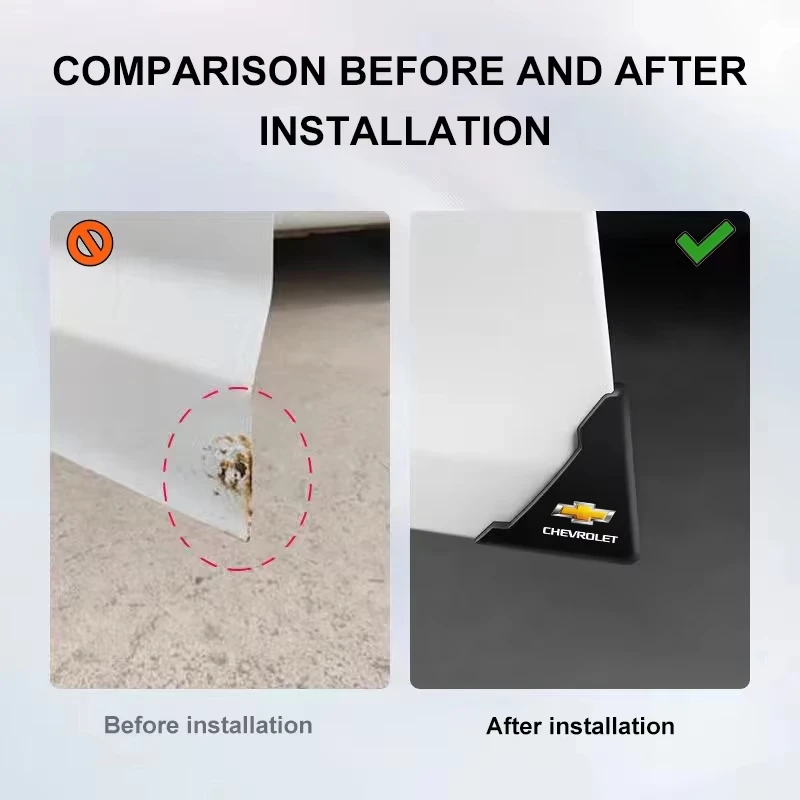 2 قطعة باب السيارة ركن حماية الشارات ملصقات تصفيف السيارة لشروليه كروز أفيو كامارو غارنا أبيكا لوفا الشراع شرارة إمبالا #5