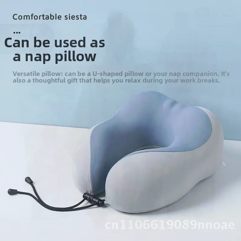 

Cool Slow Rebound Memory Foam U-Shaped Travel Pillow Portable Cervical Spine Support Neck Pillow Warm Series Light