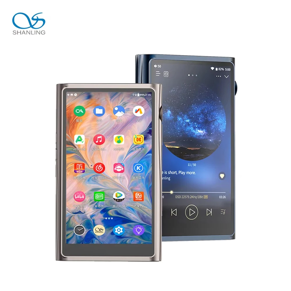 

SHANLING M7 Android10 HIFI Portable Music Player Hi-Res Audio ES9038pro DAC MQA DSD512 8-Core Qualcomm CPU Bluetooth5.0
