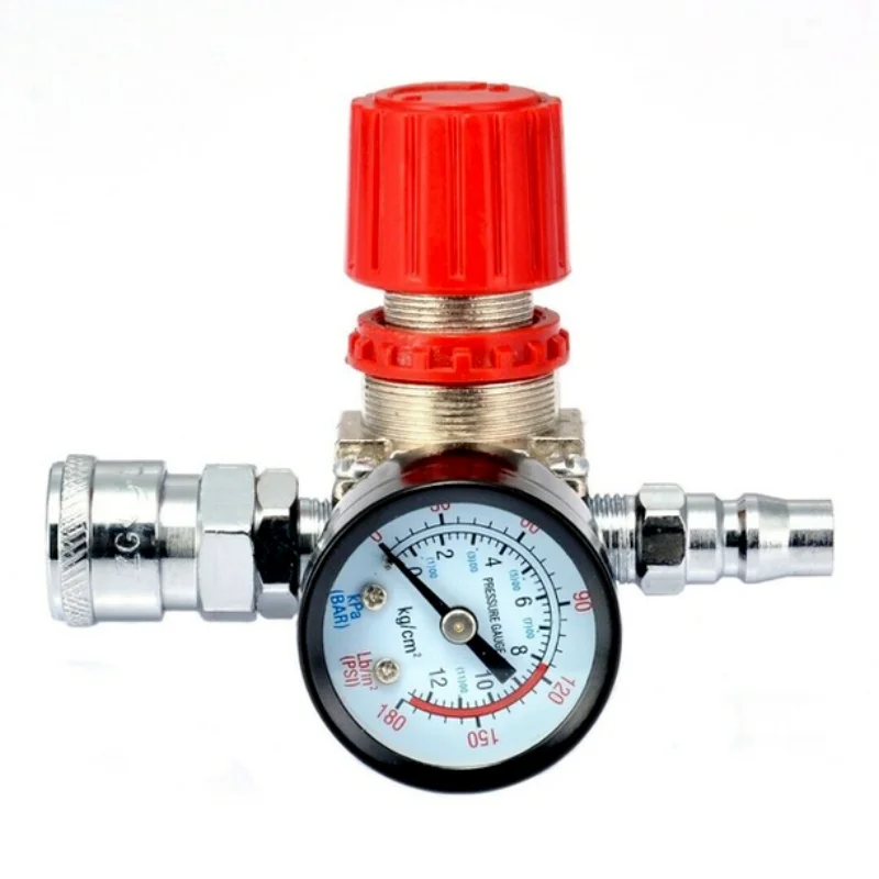 1/4 180PSI Air Compressor Regulator Pressure Switch Control Relief Valve Gauge