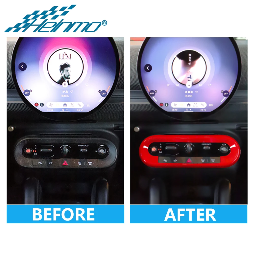 

Car Central Control Panel Cover Stickers For Mini Cooper U25 J01 J05 Aceman 2024 2025 Interior Decoration Accessories