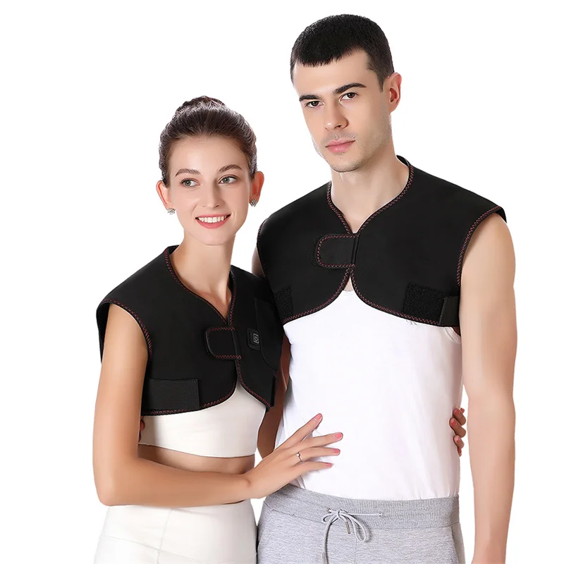 Weighted Heating Pad for Back And Shoulders with 3 Heat Settings And Timers - Back Pain Relief Gift for Men And Women