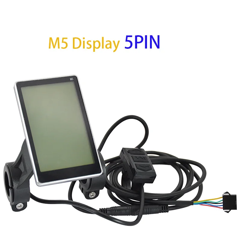 

M5 5Pin EBike LCD Display Electric Bike Accessories 24V 36V 48V Speed Control Panel Electric Mountain Bike Part E-Scooter