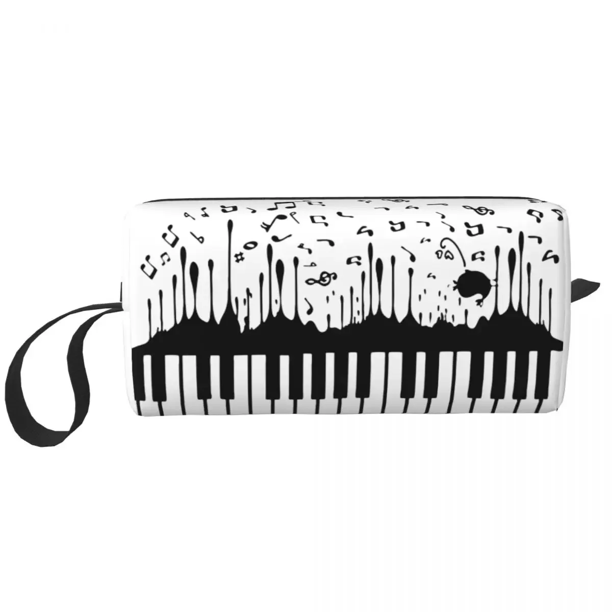 

Best Song Piano Keys Makeup Bag Pouch Cosmetic Bag Travel Toiletry Small Makeup Pouch Storage Purse Men Women