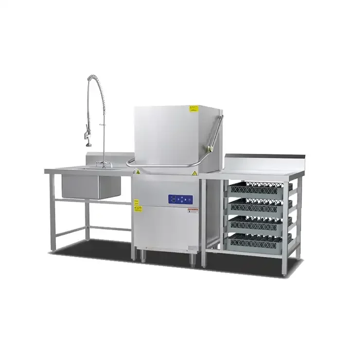 Commercial Dishwasher for Restaurant and Hotel Stainless Steel Housing Electric Powered Energy Saving