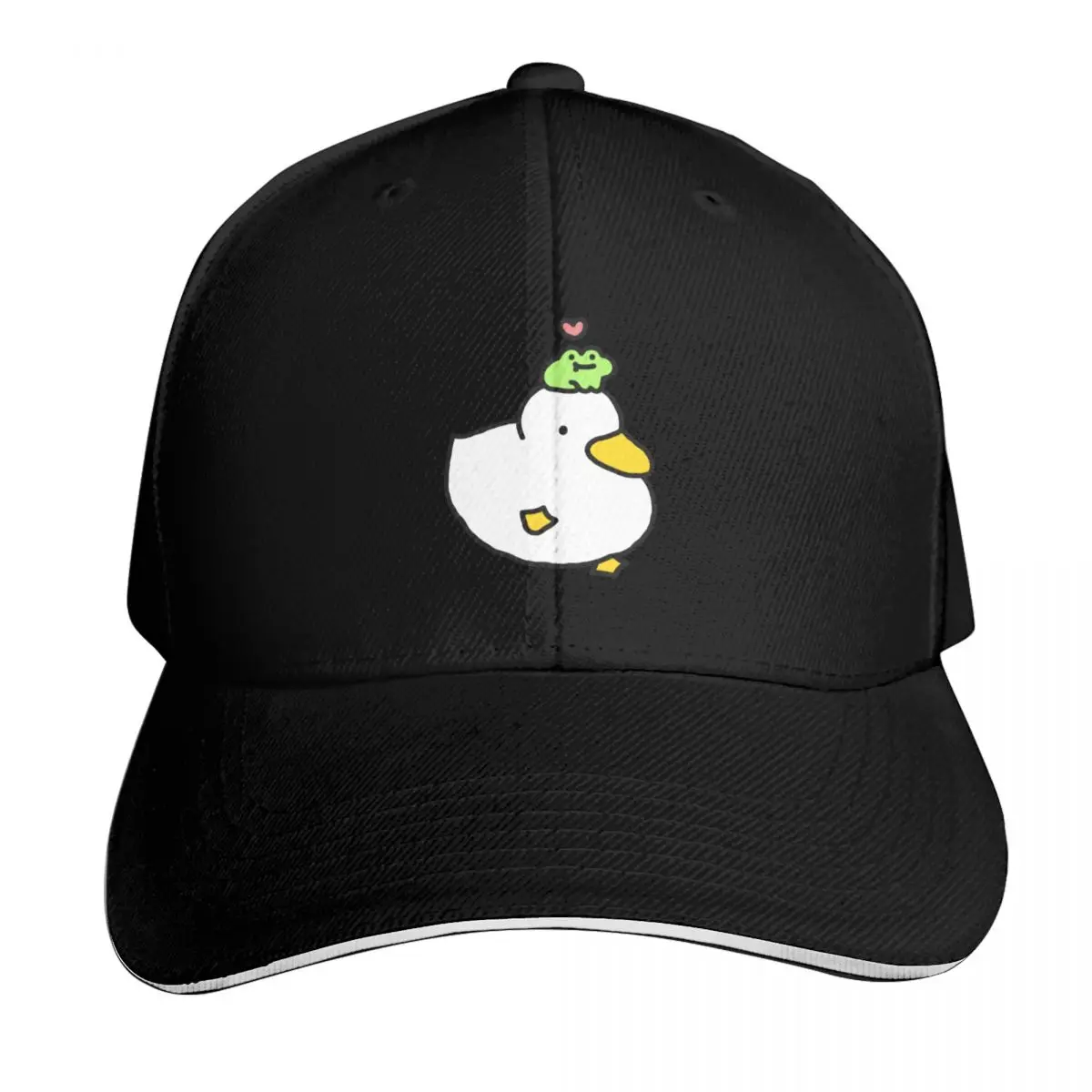 duck and frog 02 Baseball Cap Outdoor Golf Running Hiking Summer Beach Travel Streetwear Hip Hop Trendy