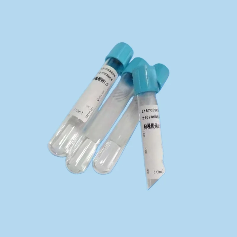 Vacuum blood collection tube 10ml/5ml/2ml disposable sodium citrate 1:9 sterile 100 glass blood collection tubes