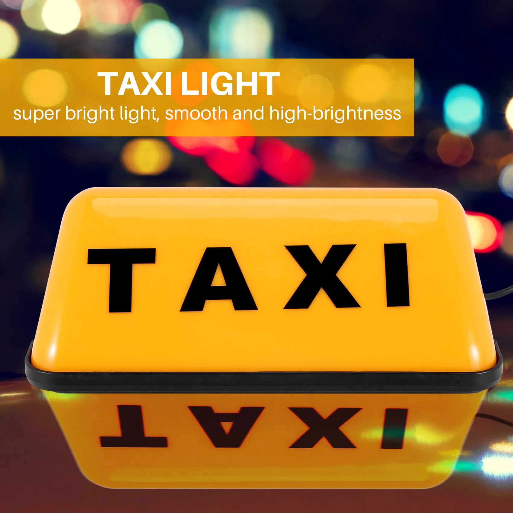 TAXI Led Indicator Light Sign LED Day Light Car Daytime Running Lights DC 12V 3W Auto Driving Roof Top Cab LED Sign