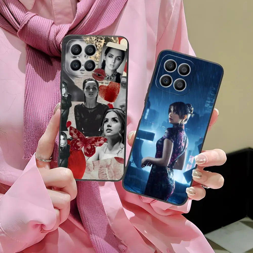 

Чехол для мобильного телефона Ana de Armas для Honor 90 80 70 60 50 30 20 10 9 8 7 Pro S SE Lite 5G с цветным принтом, чехол для мобильных телефонов Pretty