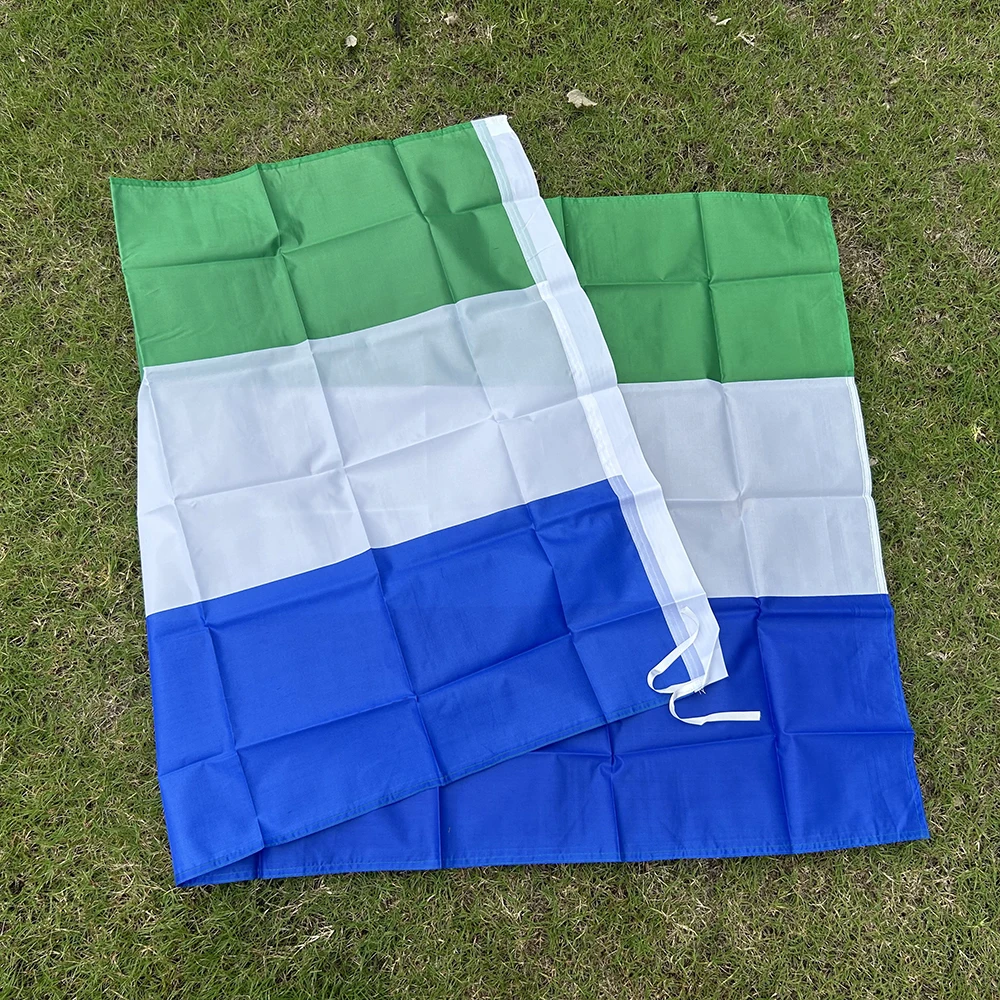 SKY FLAG Bandeira Sierra Leone 90x150cm poliéster Bandeira Sierra Leone para publicidade decoração de casa