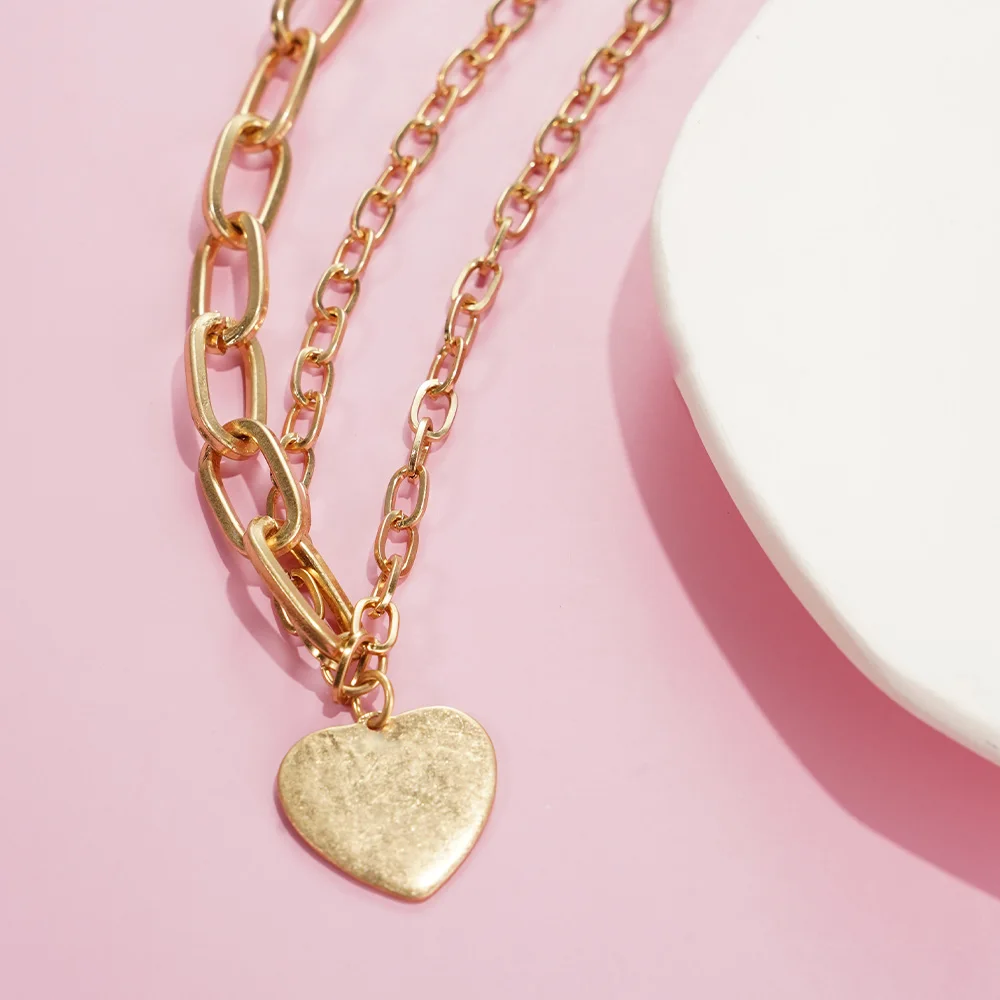 Sweater Necklace Big Metal Platinum Plated Blue Hollow Pendant Vintage Wax Rope Black Adjustable Choker For Women Neck Jewelry