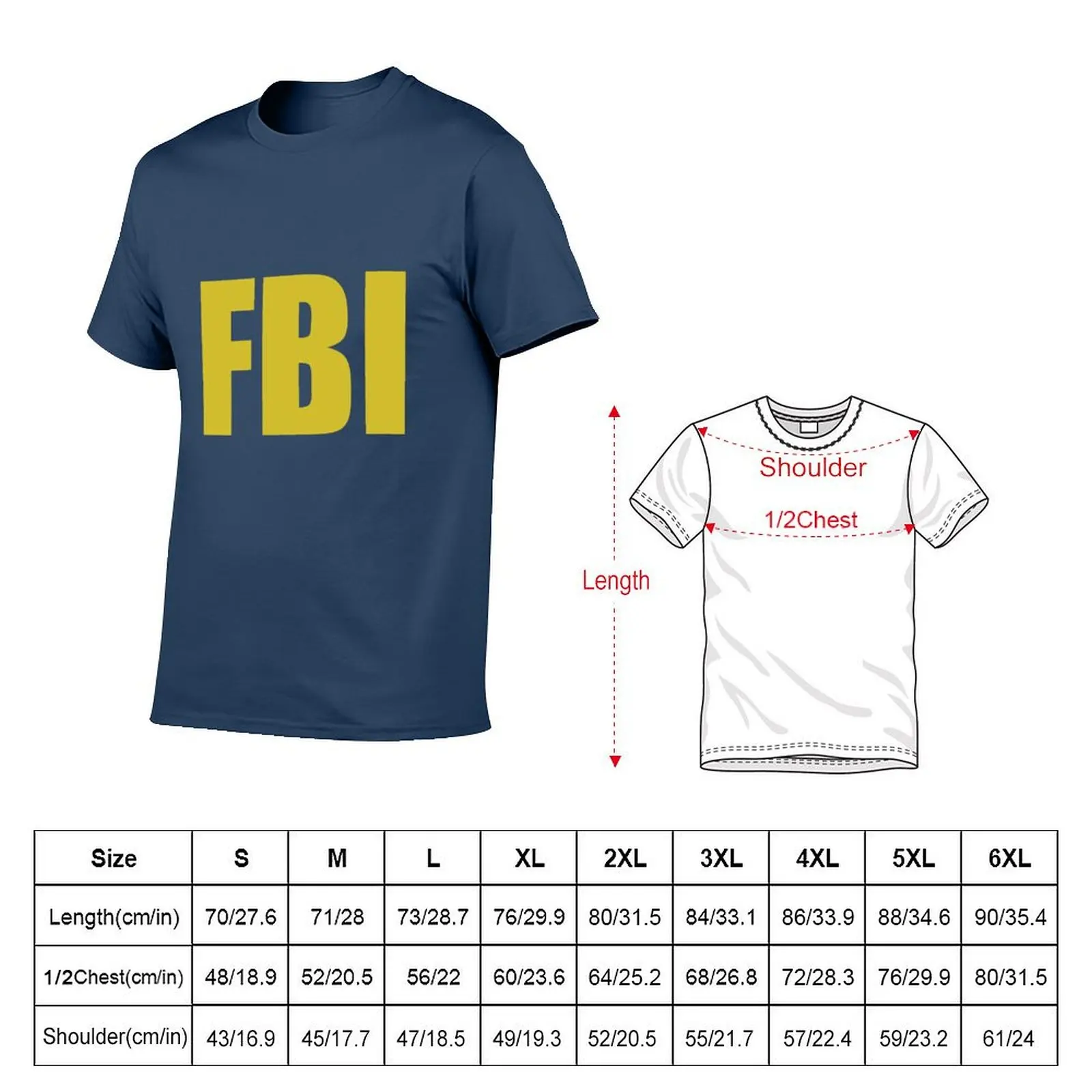 FBI T-Shirt custom t-shirts Louboutins animal prinfor boys quick drying men t shirts