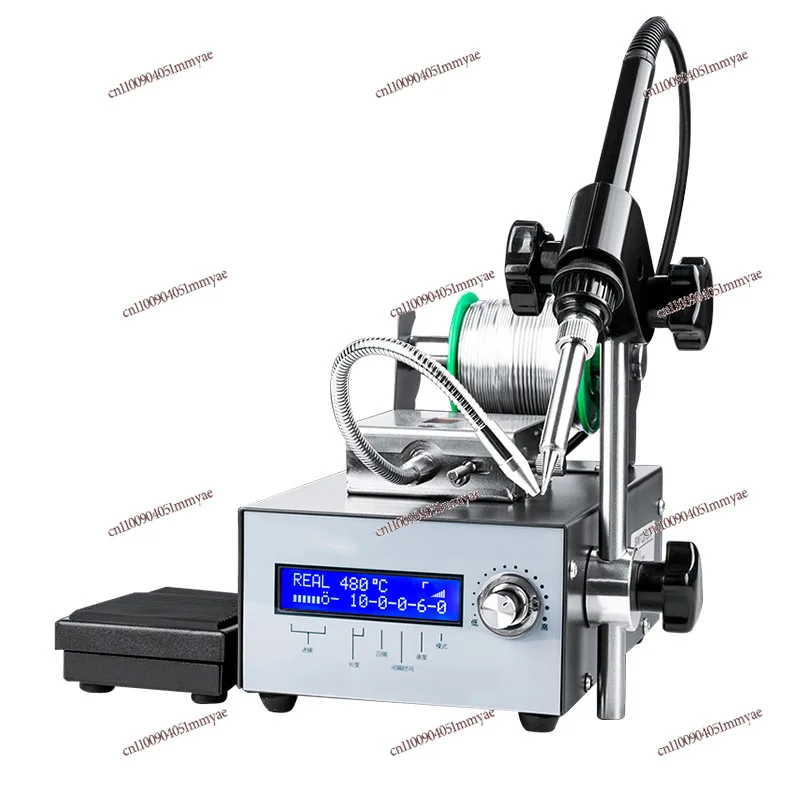 Foot-operated tin tapping small semi-automatic soldering machine intelligent electric