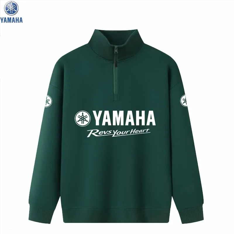 Yamaha Outdoor Men's Zipper Hoodie - Spring/Autumn Four-Piece Zippered Pullover Shirt - Men's Sportswear - Suitable for Outdoor