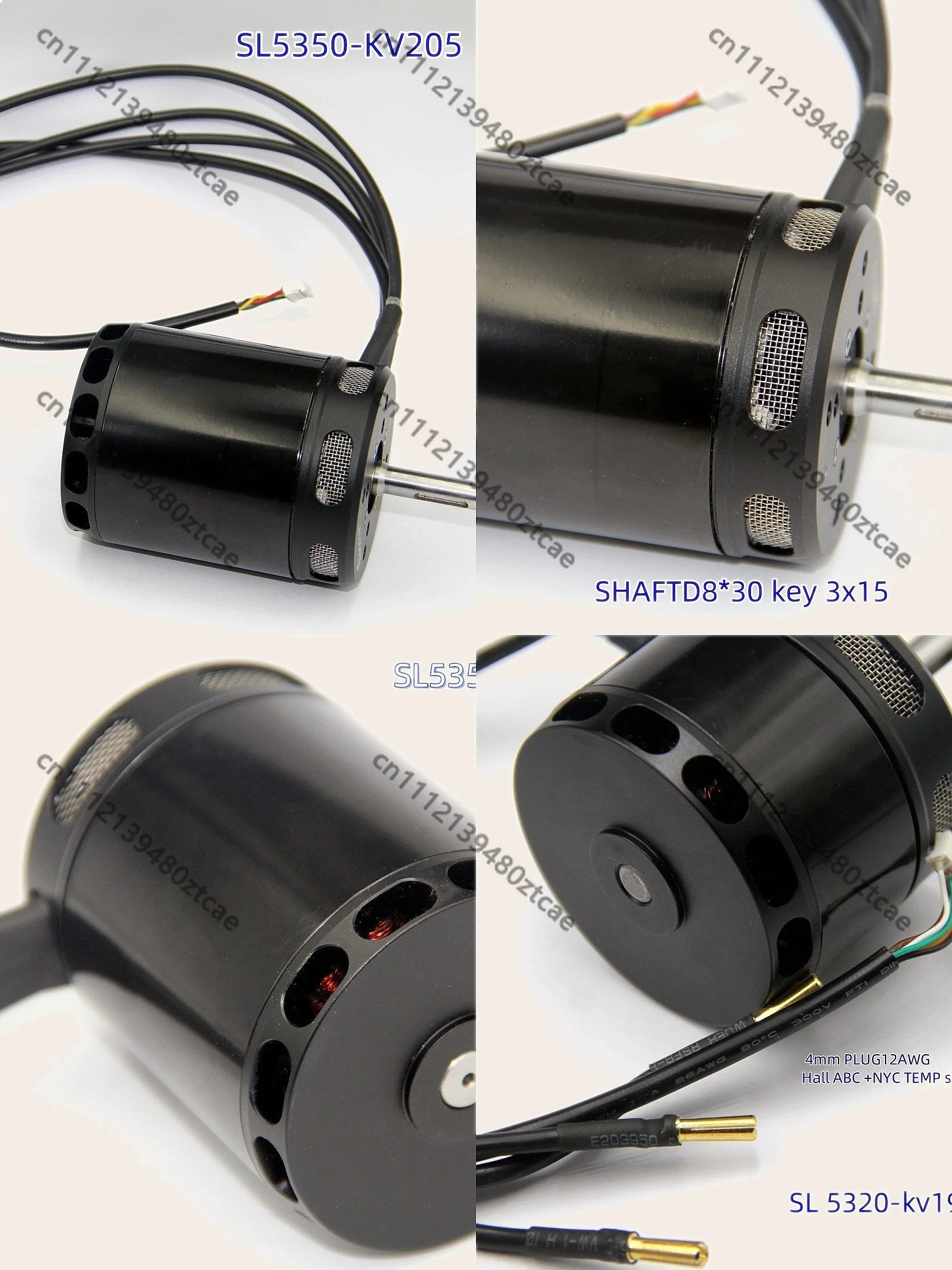 SL6455 SL6595 Brushless DC Motor Hall Temp Sensor for Electric Skateboard Scooter Ebike