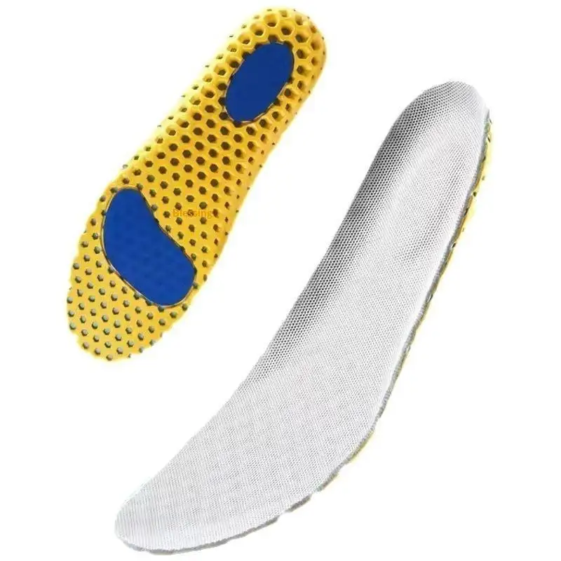 1 Paar Sport-Memory-Schaum-Einlegesohlen, atmungsaktiv, geruchshemmend, Laufsohlen, unterstützende Einlegesohlen für Fußpflege, orthopädische Einlegesohlen für Männer und Frauen – Detail 5