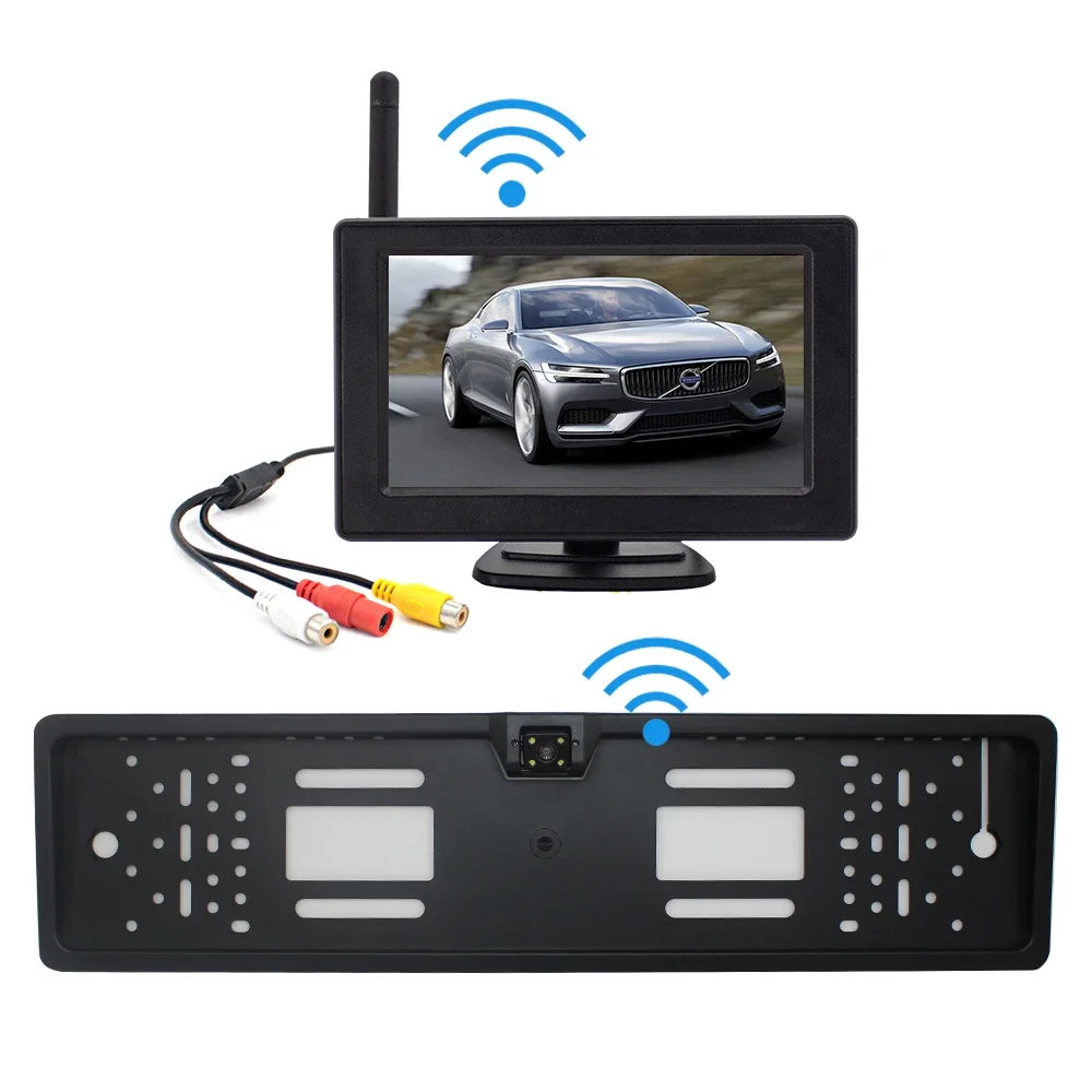 

Back Up 4.3 Inch Rear View Monitor Wireless Reversing Camera Kits Car With Lcd