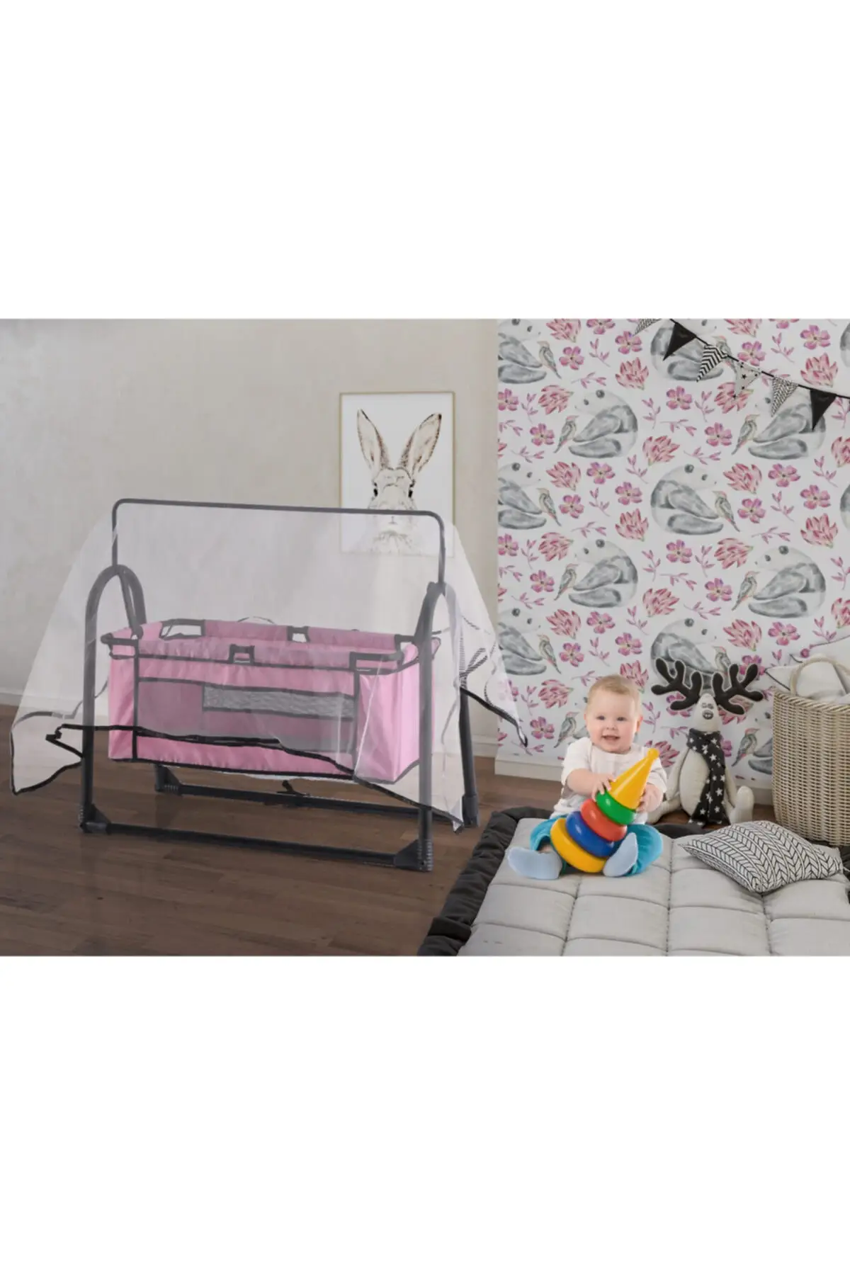 Ballon Rosa Krippe Tragbare Mutter So krippe