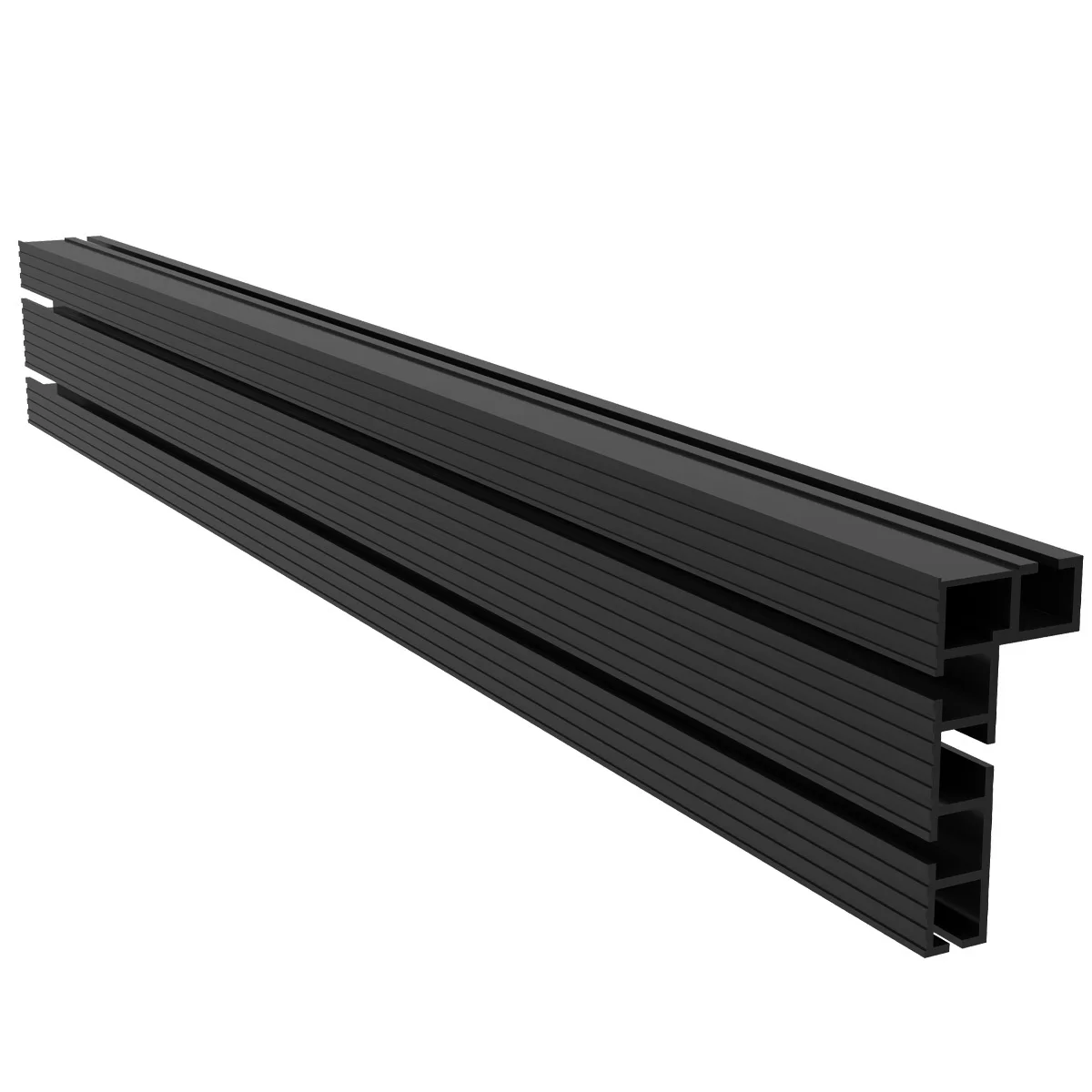 Clôture profilée en aluminium 600/800mm-supports coulissants à fente sur rail en T, routeur/table de